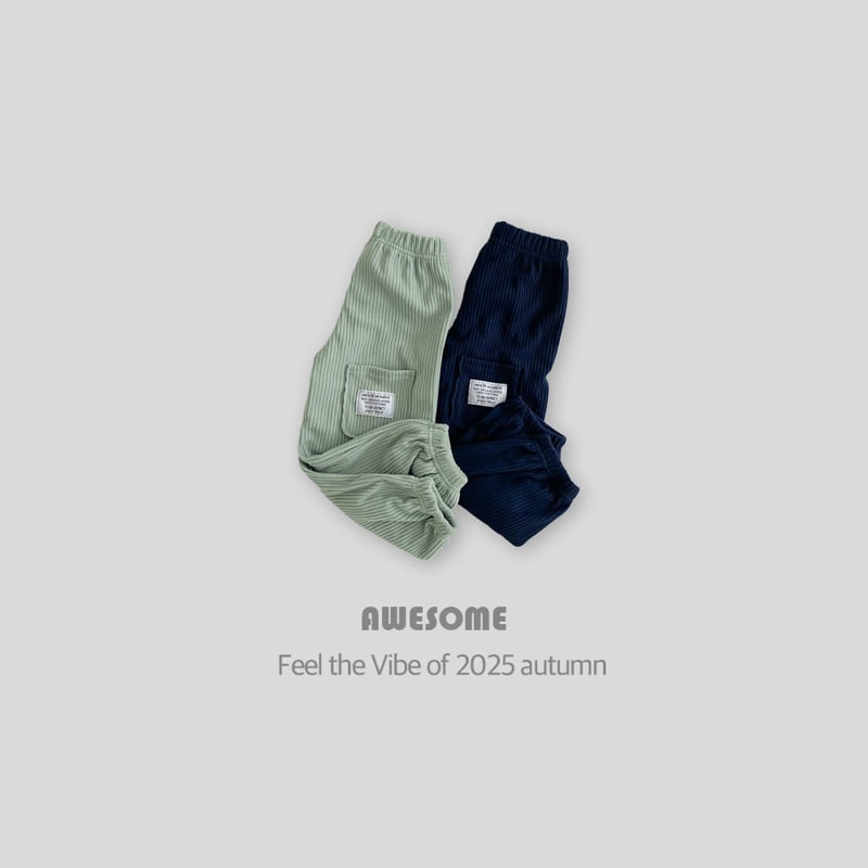 Awesome Bebe - Korean Children Fashion - #littlefashionista - Soft Back Pocket Jogger Pants - 4