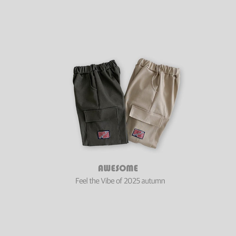 Awesome Bebe - Korean Children Fashion - #minifashionista - Cargo Label Pants - 7