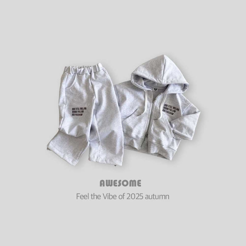 Awesome Bebe - Korean Children Fashion - #prettylittlegirls - Freedom Two-Way Hoodie Zip-up - 6
