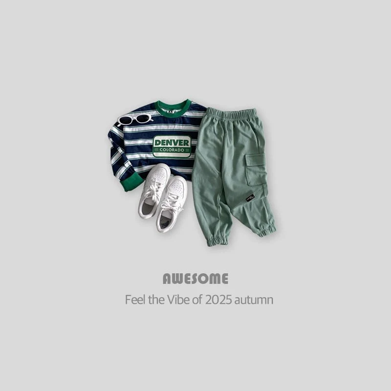 Awesome Bebe - Korean Children Fashion - #stylishchildhood - Diagonal Cargo Pants - 2
