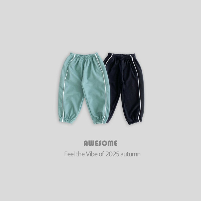 Awesome Bebe - Korean Children Fashion - #todddlerfashion - Side Line Pants - 2