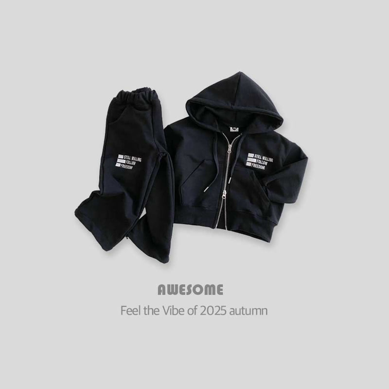 Awesome Bebe - Korean Children Fashion - #toddlerclothing - Freedom Two-Way Hoodie Zip-up - 8