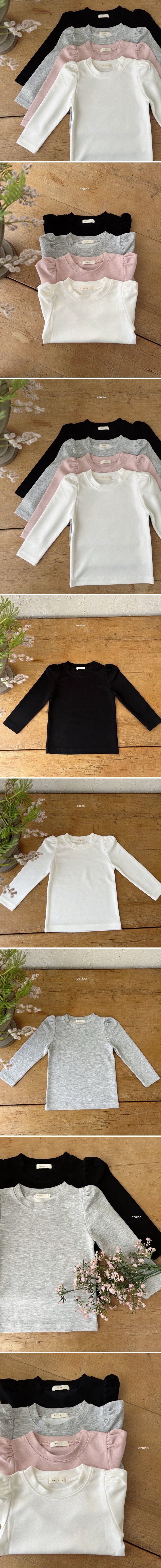 Azalea - Korean Children Fashion - #childrensboutique - Basic Shirring Tee - 2