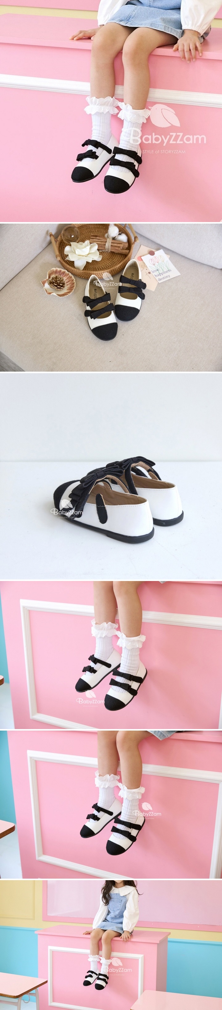 Babyzzam - Korean Children Fashion - #littlefashionista - Y886 Cage Flats