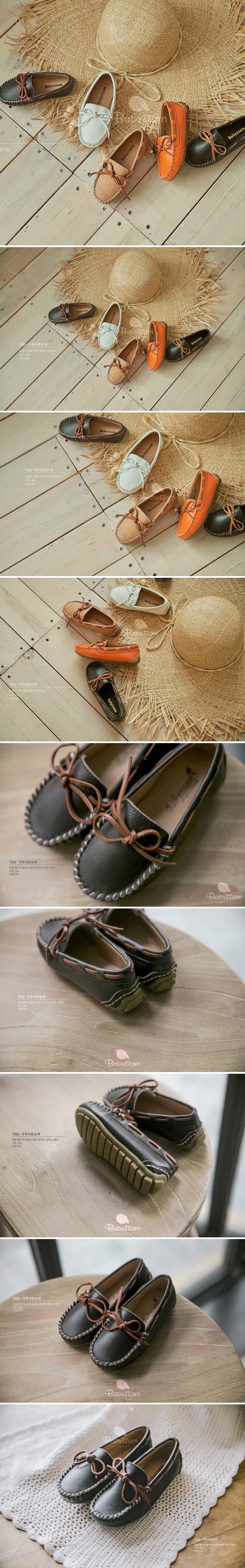 Babyzzam - Korean Children Fashion - #todddlerfashion - 7066 Ribbon Loafer