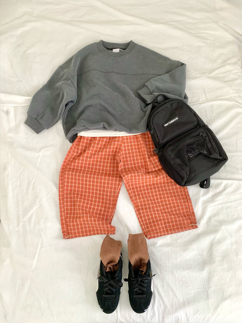 Bailey - Korean Children Fashion - #Kfashion4kids - Check Two-Way Pants - 11