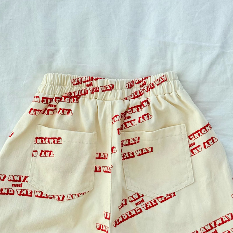 Bailey - Korean Children Fashion - #childofig - Lettering Pants - 6