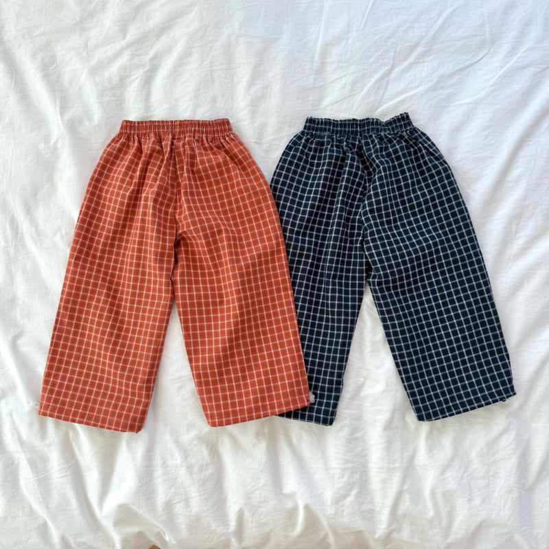 Bailey - Korean Children Fashion - #designkidswear - Check Two-Way Pants - 5
