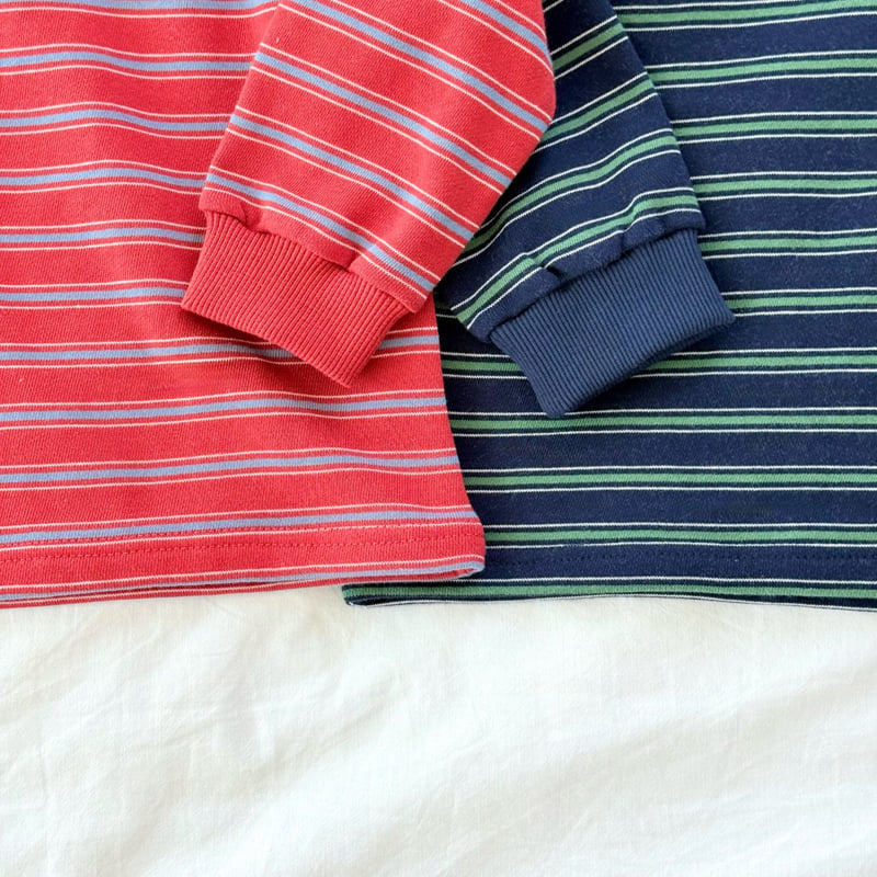 Bailey - Korean Children Fashion - #childrensboutique - Witty Stripe Tee - 4