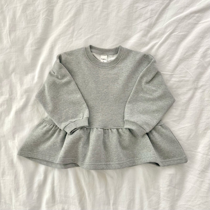 Bailey - Korean Children Fashion - #discoveringself - Frill Sweatshirt - 3