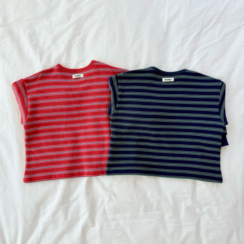 Bailey - Korean Children Fashion - #discoveringself - Witty Stripe Tee - 5