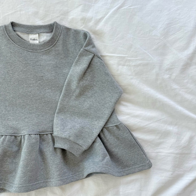 Bailey - Korean Children Fashion - #discoveringself - Frill Sweatshirt - 4