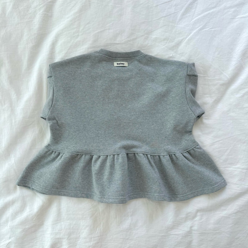 Bailey - Korean Children Fashion - #kidsshorts - Frill Sweatshirt - 5