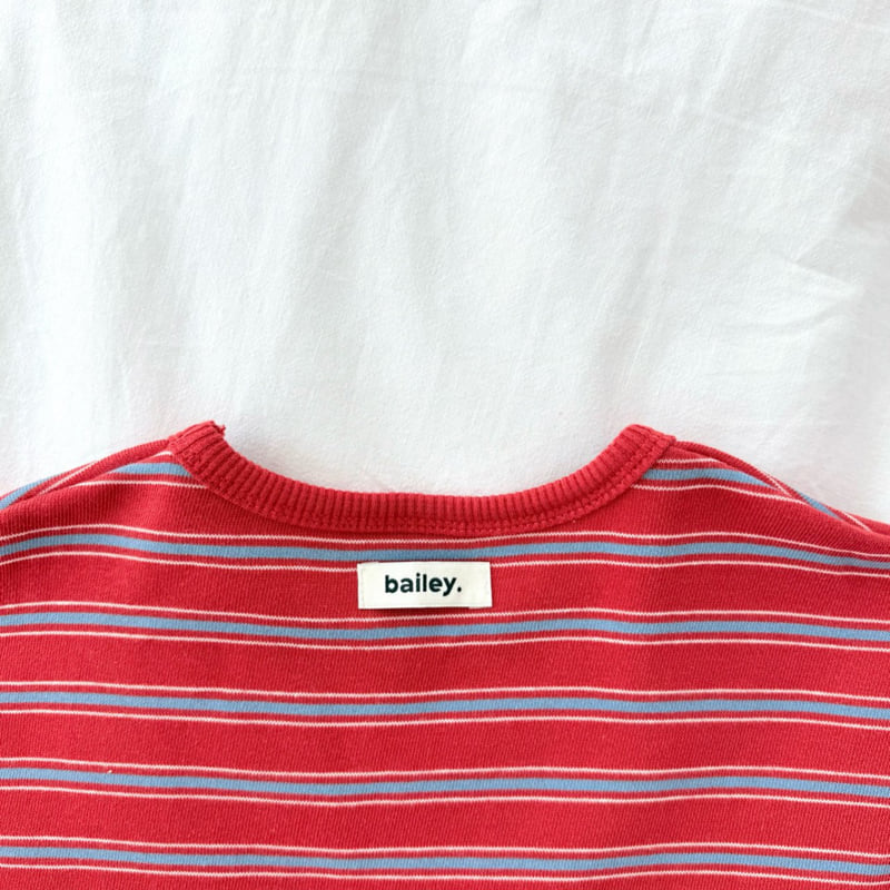 Bailey - Korean Children Fashion - #kidsstore - Witty Stripe Tee - 8