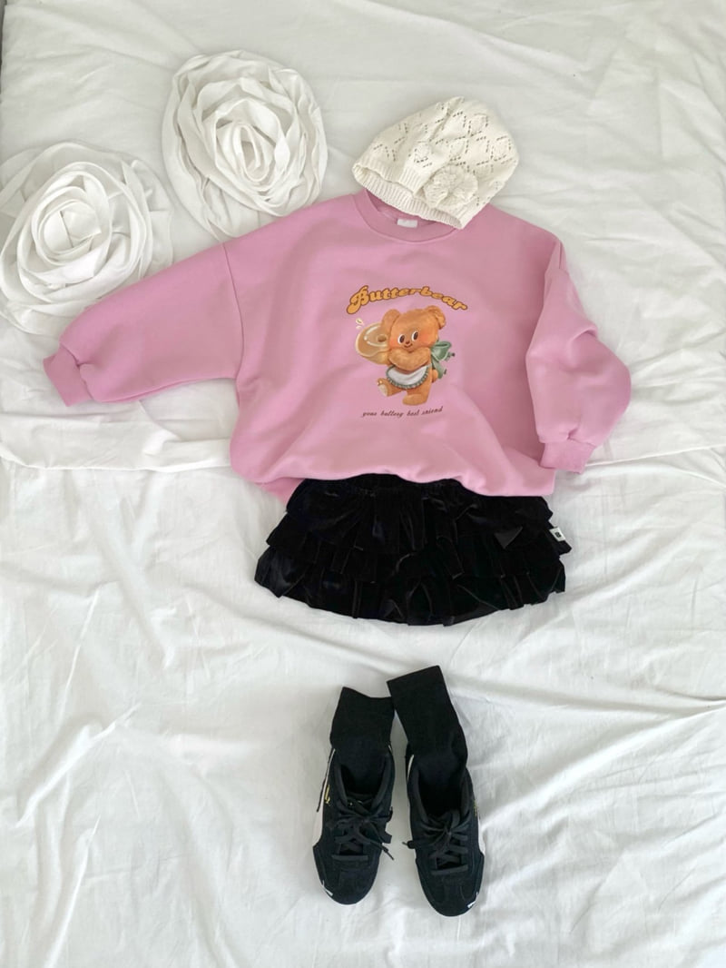 Bailey - Korean Children Fashion - #kidsstore - Butter Bear Sweatshirt - 6