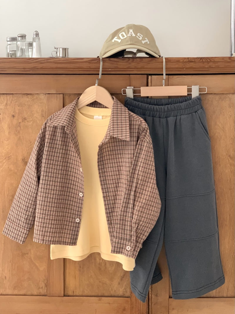 Bailey - Korean Children Fashion - #stylishchildhood - Vintage Line Pants - 9