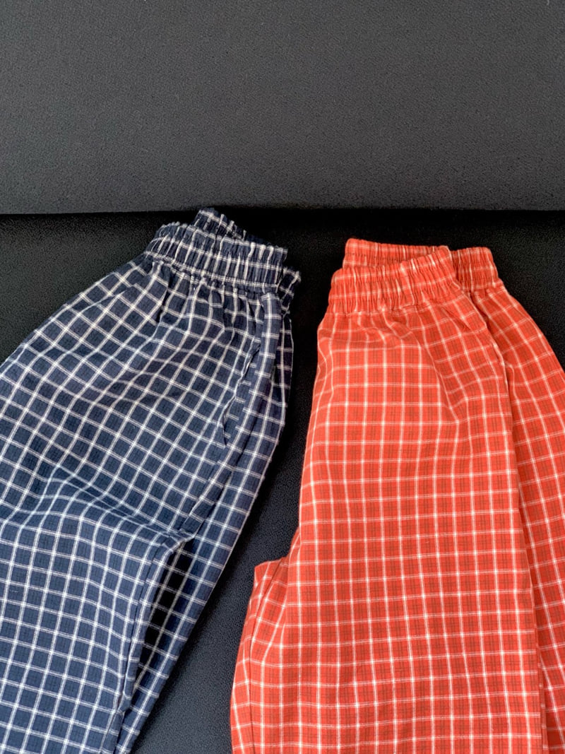 Bailey - Korean Children Fashion - #toddlerclothing - Check Two-Way Pants