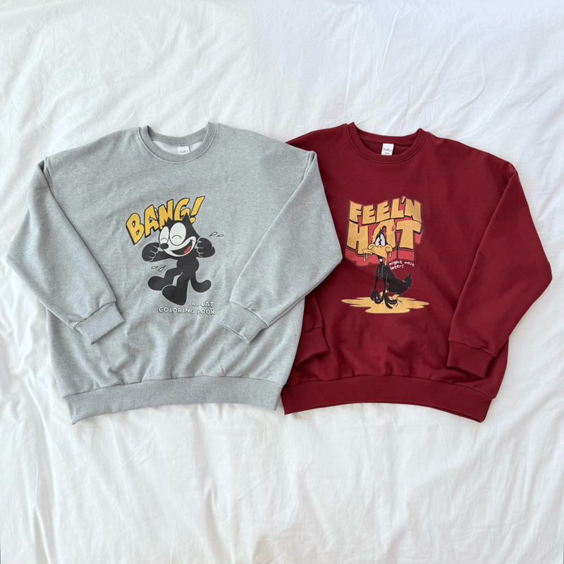 Bailey - Korean Women Fashion - #momslook - Flirting Sweatshirt (Adult) - 2