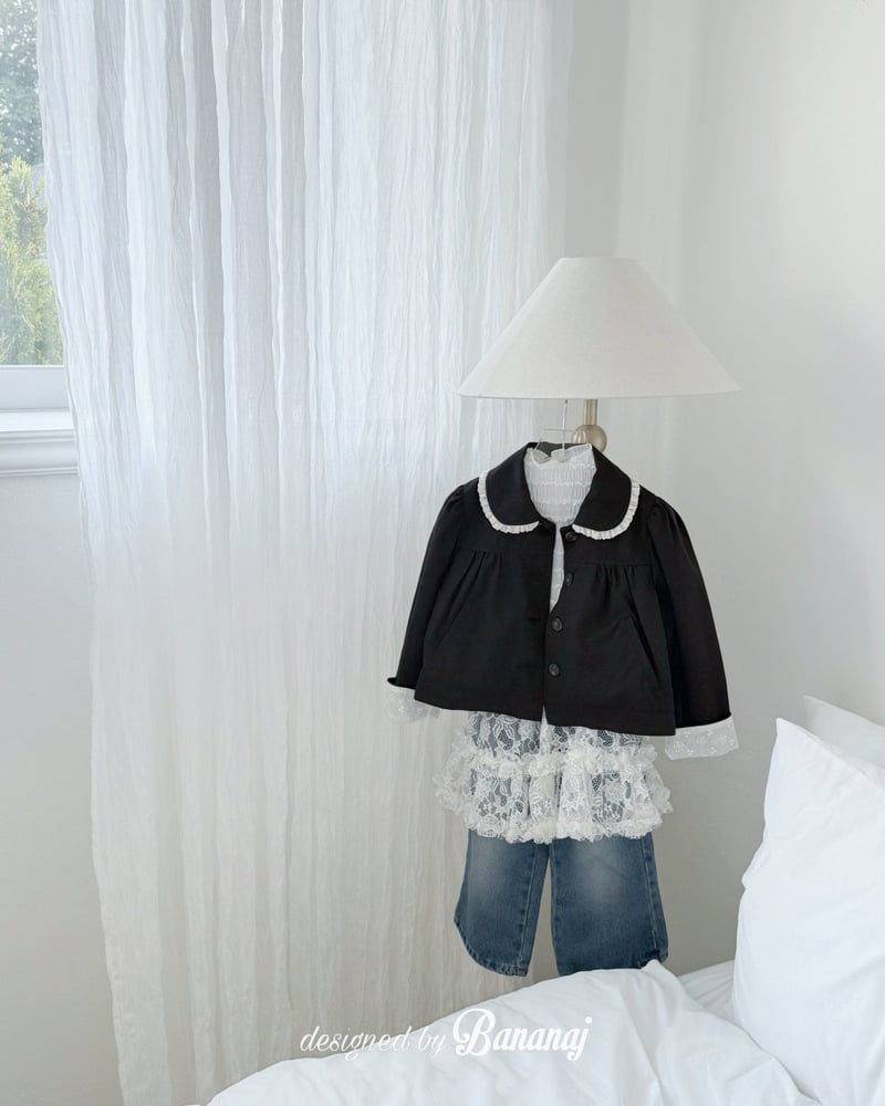 Banana J - Korean Children Fashion - #kidzfashiontrend - Unbalanced Denim Pants - 4