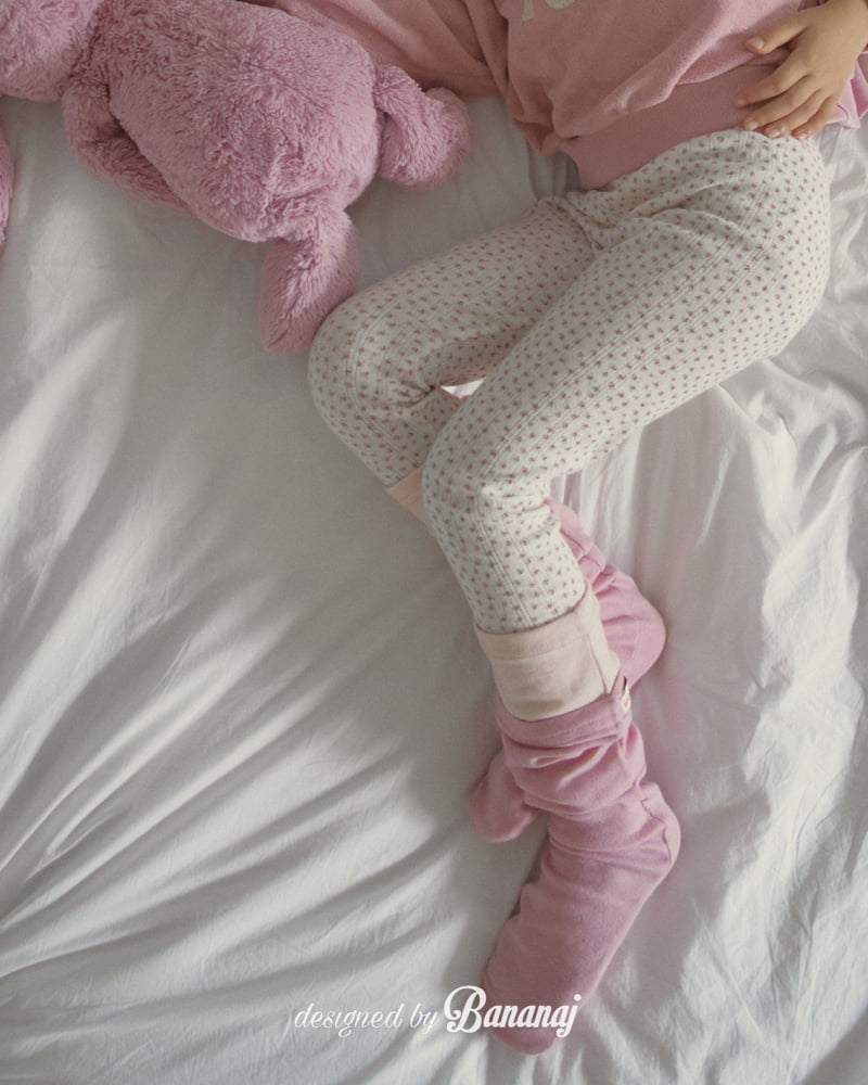 Banana J - Korean Children Fashion - #Kfashion4kids - Lace Band Leggings - 5