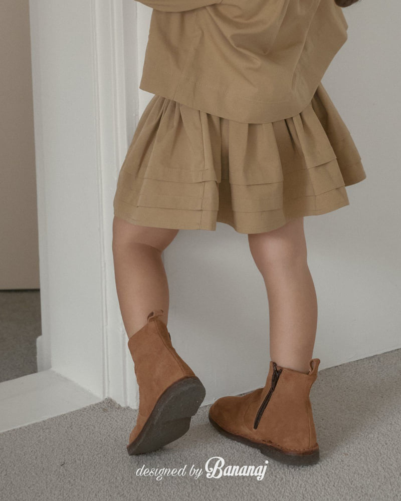 Banana J - Korean Children Fashion - #childofig - Flare Culottes Skirt - 11