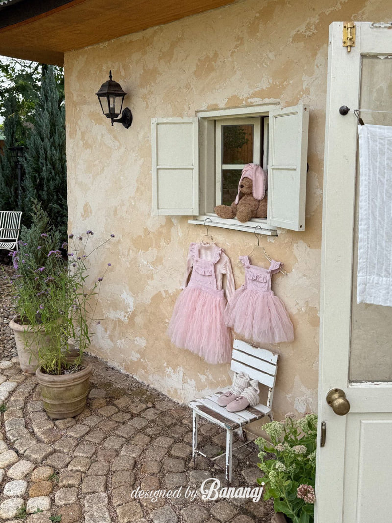 Banana J - Korean Children Fashion - #stylishchildhood - Tulle One-piece - 4