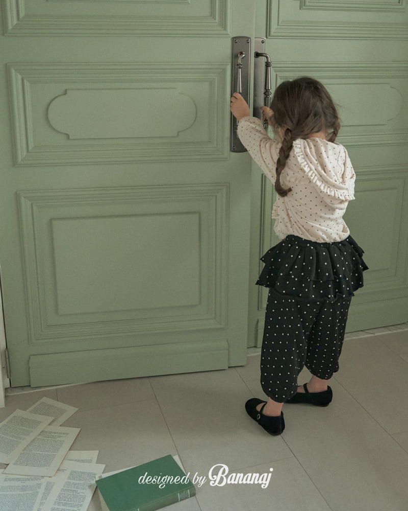 Banana J - Korean Children Fashion - #childofig - Petal Dot Pants - 10