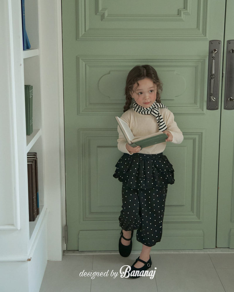 Banana J - Korean Children Fashion - #childofig - Petal Dot Pants - 9