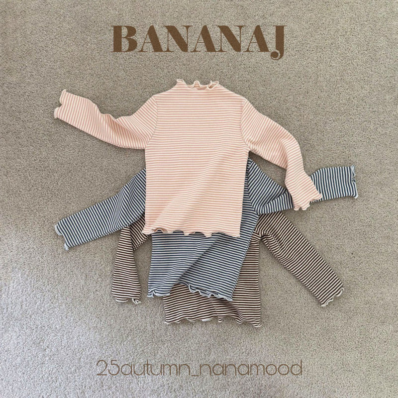 Banana J - Korean Children Fashion - #childrensboutique - Bingo Stripe Tee