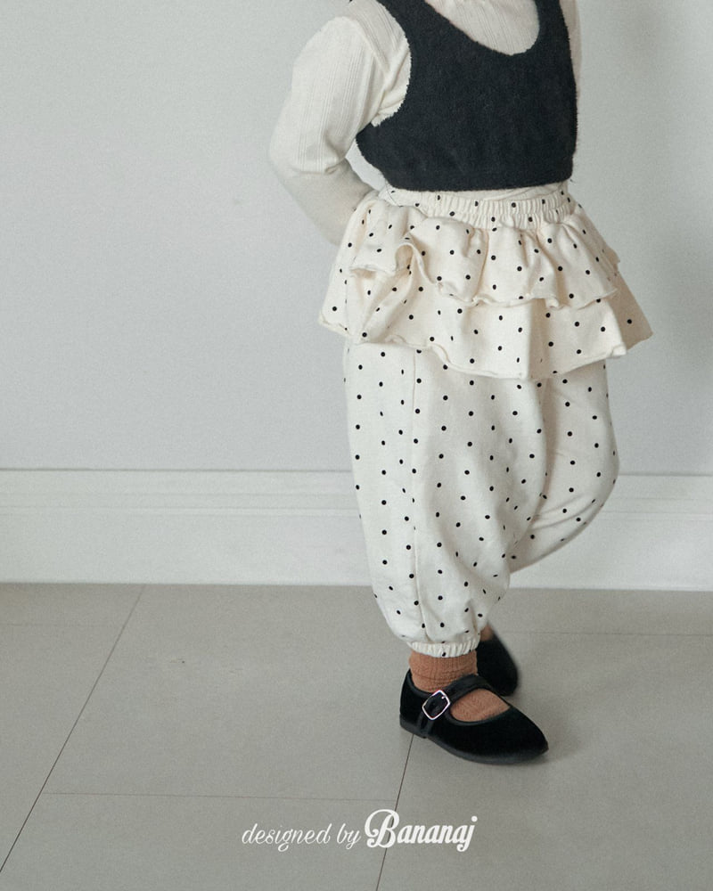 Banana J - Korean Children Fashion - #childrensboutique - Petal Dot Pants - 11
