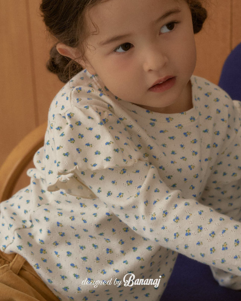 Banana J - Korean Children Fashion - #designkidswear - Blossom Tee - 6