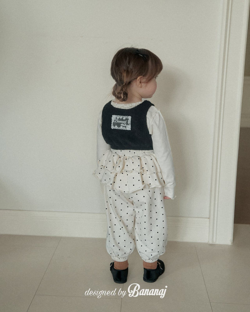 Banana J - Korean Children Fashion - #designkidswear - Petal Dot Pants - 12