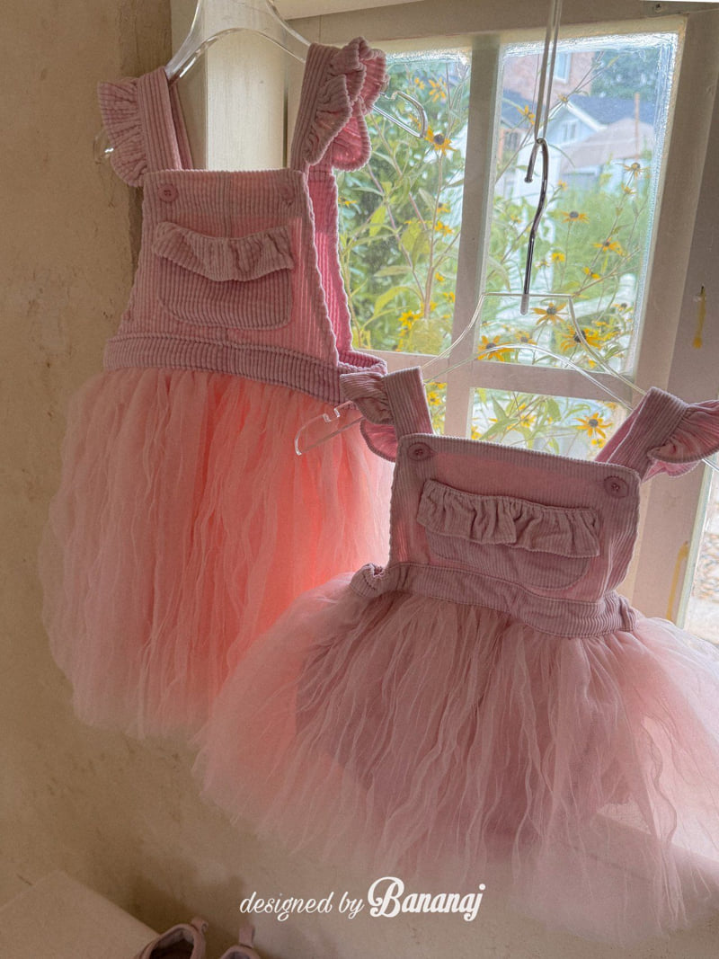 Banana J - Korean Children Fashion - #discoveringself - Tulle One-piece - 7