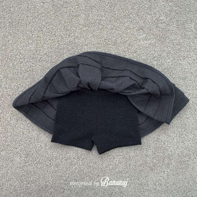 Banana J - Korean Children Fashion - #kidsshorts - Flare Culottes Skirt - 3