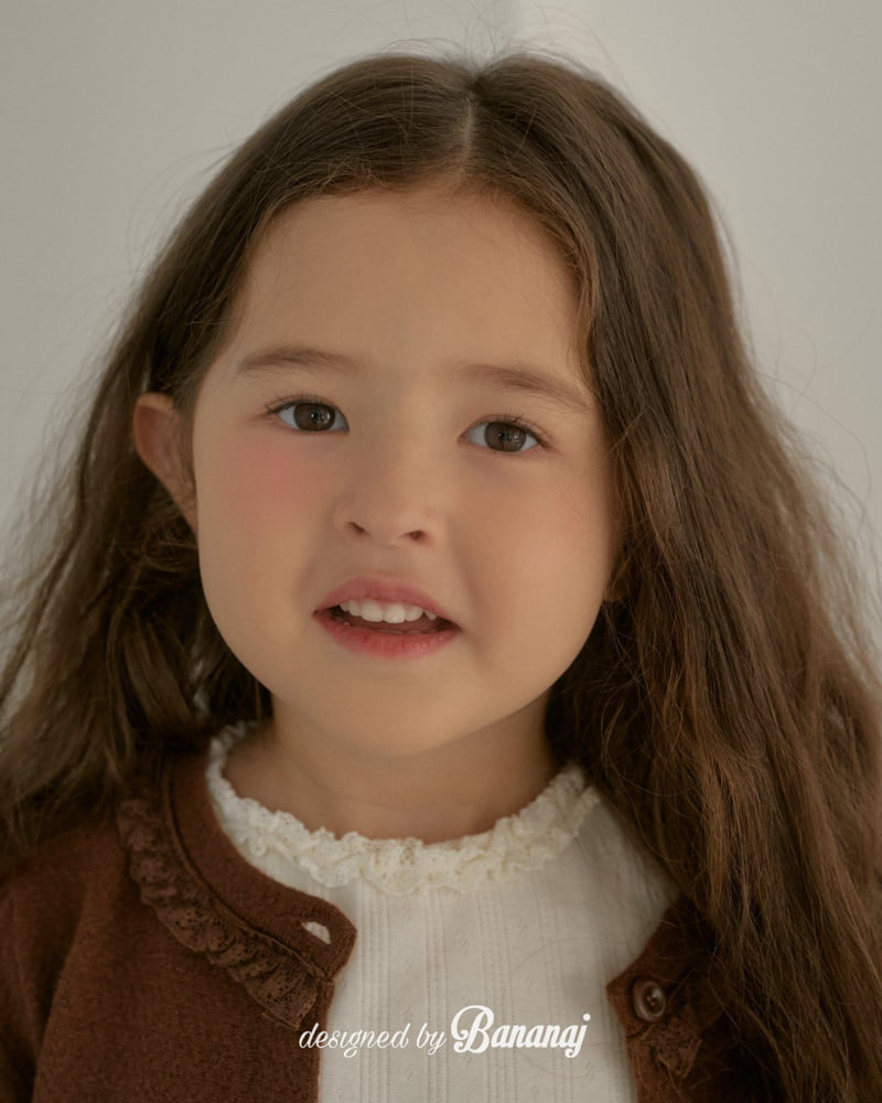 Banana J - Korean Children Fashion - #kidsshorts - Mocha Cardigan - 8
