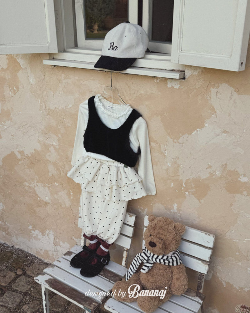 Banana J - Korean Children Fashion - #kidsshorts - Fluffy Vest - 5