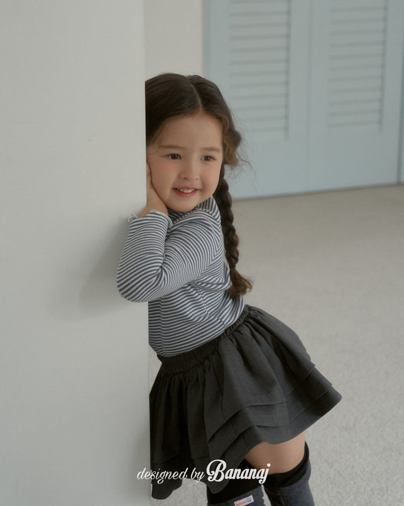 Banana J - Korean Children Fashion - #kidsshorts - Flare Culottes Skirt - 4