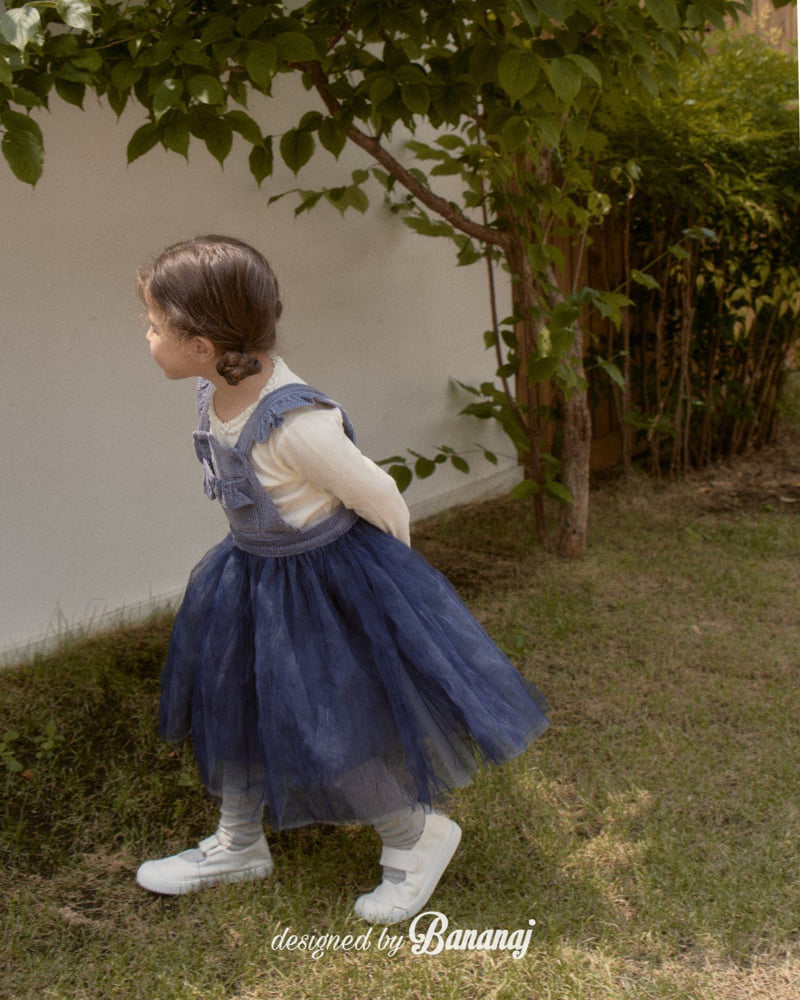 Banana J - Korean Children Fashion - #kidzfashiontrend - Tulle One-piece - 11