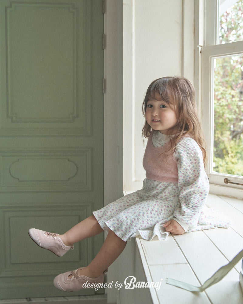 Banana J - Korean Children Fashion - #littlefashionista - Cozy Waffle One-piece - 12