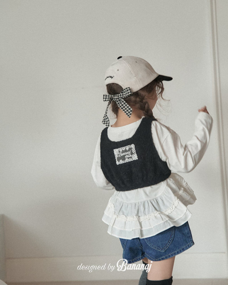Banana J - Korean Children Fashion - #littlefashionista - Fluffy Vest - 9