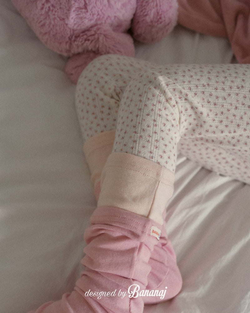 Banana J - Korean Children Fashion - #littlefashionista - Lace Band Leggings - 6