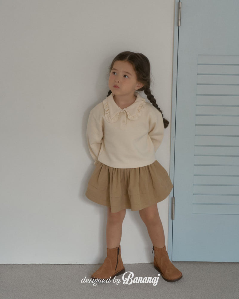 Banana J - Korean Children Fashion - #magicofchildhood - Bell Collar Blouse - 8