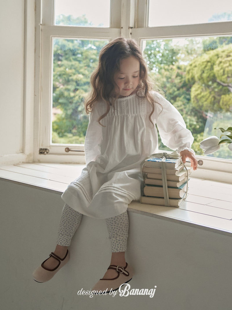 Banana J - Korean Children Fashion - #prettylittlegirls - Snow Pintuck One-piece - 5