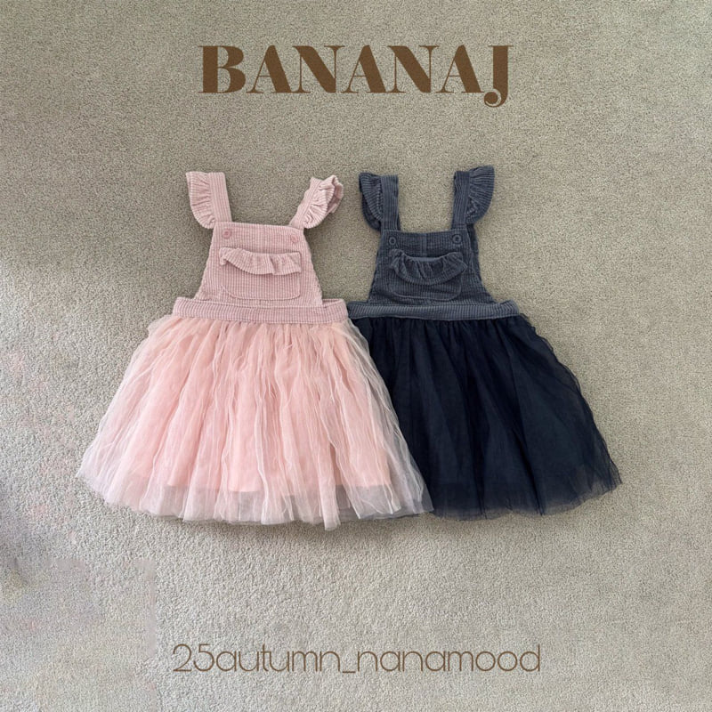Banana J - Korean Children Fashion - #todddlerfashion - Tulle One-piece