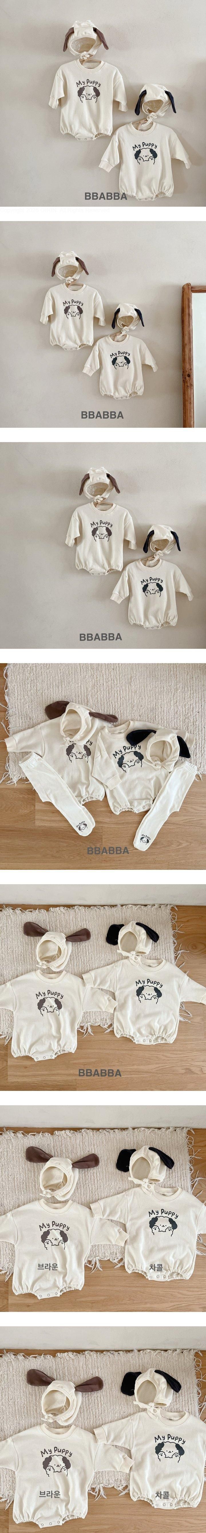 Bbabba - Korean Baby Fashion - #babyoninstagram - Dog Bonnet Set