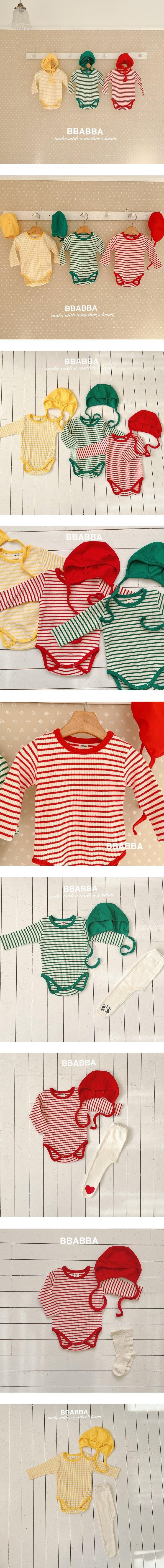 Bbabba - Korean Baby Fashion - #babywear - Traffic Light Suit (Bonnet Set)