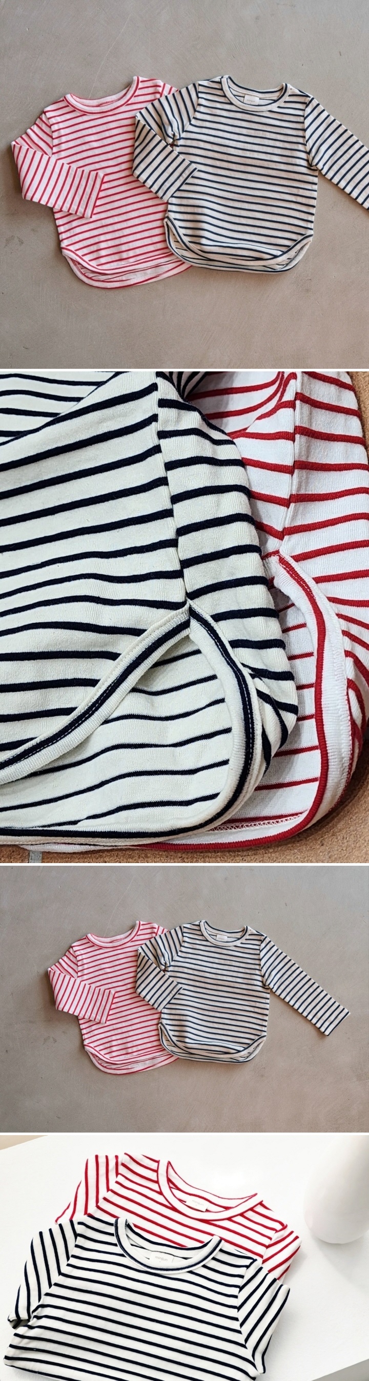Bbb - Korean Children Fashion - #Kfashion4kids - Stripe Tee - 2