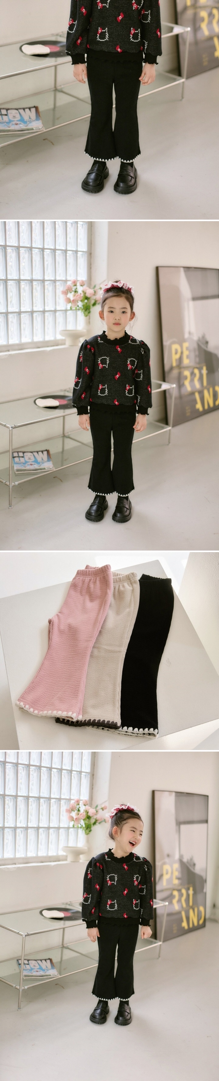 Bbb - Korean Children Fashion - #designkidswear - Corduroy Bootcut Pants - 2