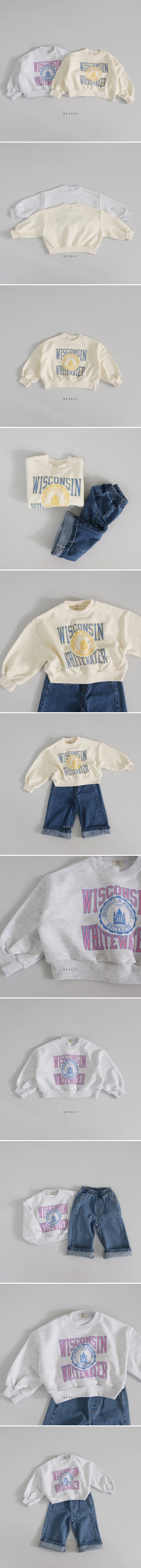 Beagle - Korean Children Fashion - #childofig - Wisconsin Sweatshirt