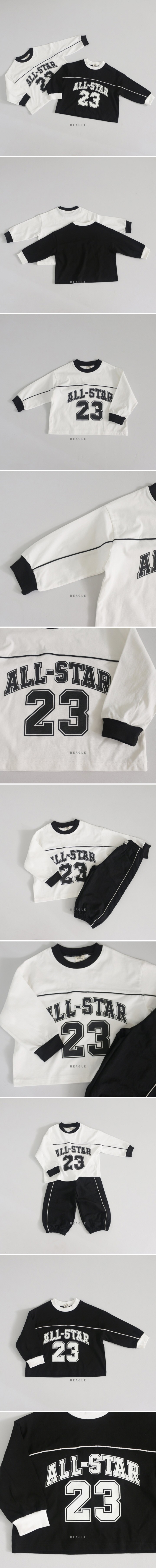 Beagle - Korean Children Fashion - #discoveringself - All-Star Stripe Tee